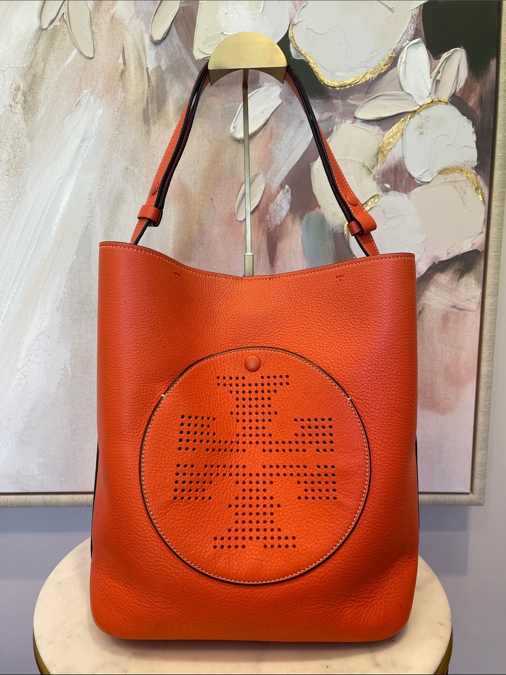 Tory Burch Quinn Hobo in Orange